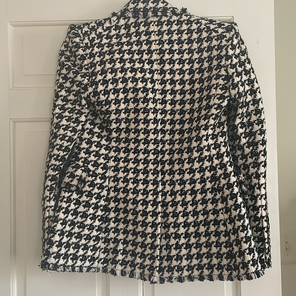 EUC Veronica Beard Houndstooth Dickey Jacket size 0 - Picture 7 of 7